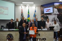 Pastor Lilo presta homenagem ao presidente da Defesa Civil de Votorantim