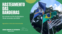 19/11/2024 - Hasteamento das bandeiras em alusão ao Dia da Bandeira